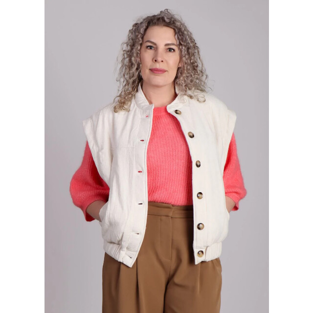Grace & Mila Placide mouwloos jasje gewatteerd oversized 9309794206024 large