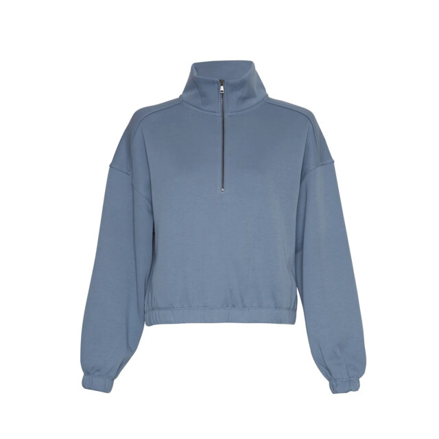 Moss Copenhagen Licht sweater halve rits ethella 8970459316552 large