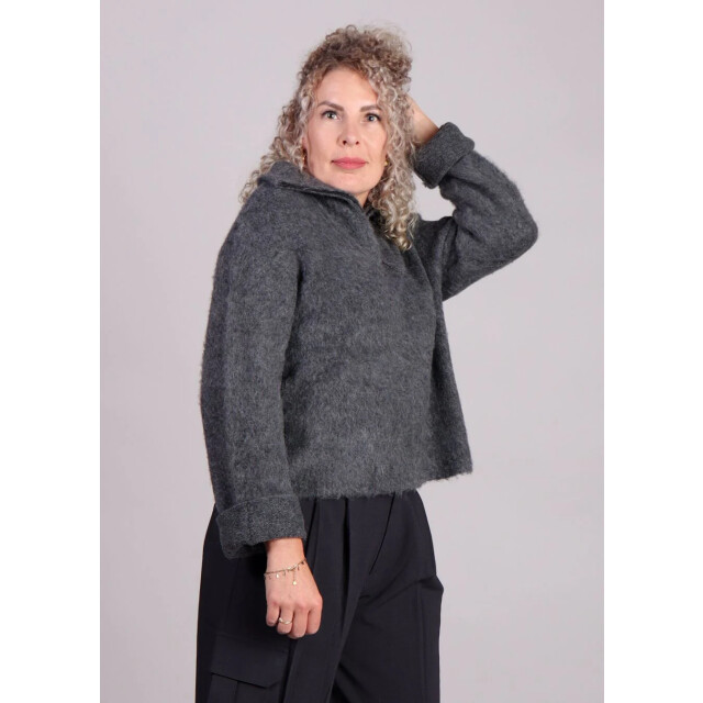 Modström Kane fluffy trui halve rits 8956295938376 large