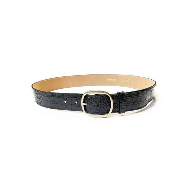 FRNCH Suzanne riem croco leer gouden gesp 8557197099336 large