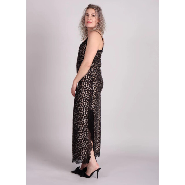 Studio Amaya Tiger slip dress luipaard 9316019831112 large