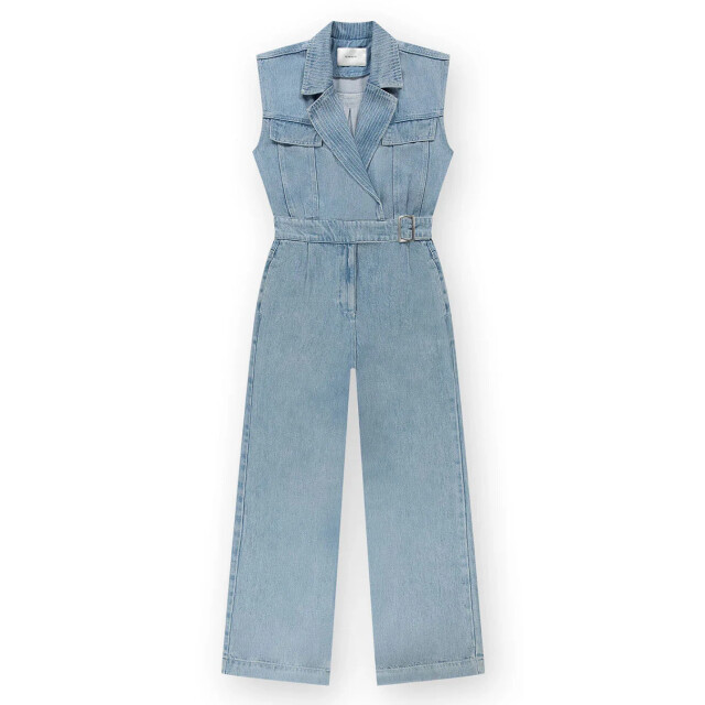 Homage to Denim Homage flowy sleeveless cross over jumpsuit licht 9334512419144 large