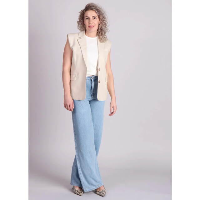 Homage to Denim Homage flowy palazzo jeans light soft blue 9334506684744 large