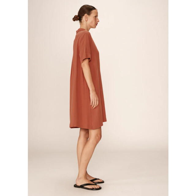 Grace & Mila Paquita jurk kort terracotta 9310265377096 large