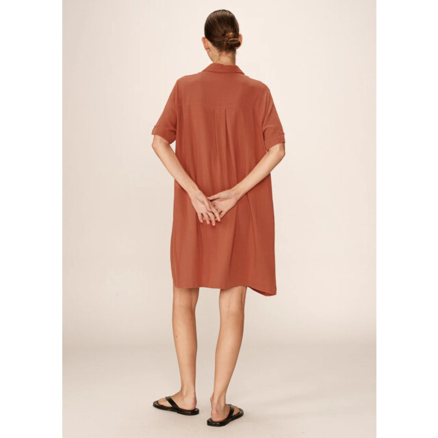 Grace & Mila Paquita jurk kort terracotta 9310265377096 large