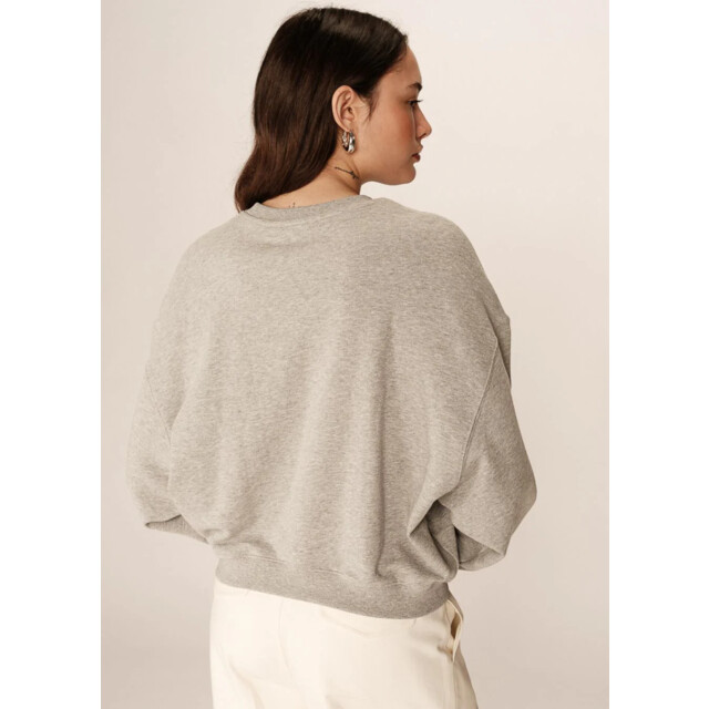 Grace & Mila Positive sweater oversized opdruk 'merci' 9309696491848 large