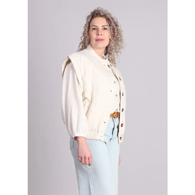Grace & Mila Placide mouwloos jasje gewatteerd oversized 9309794206024 large