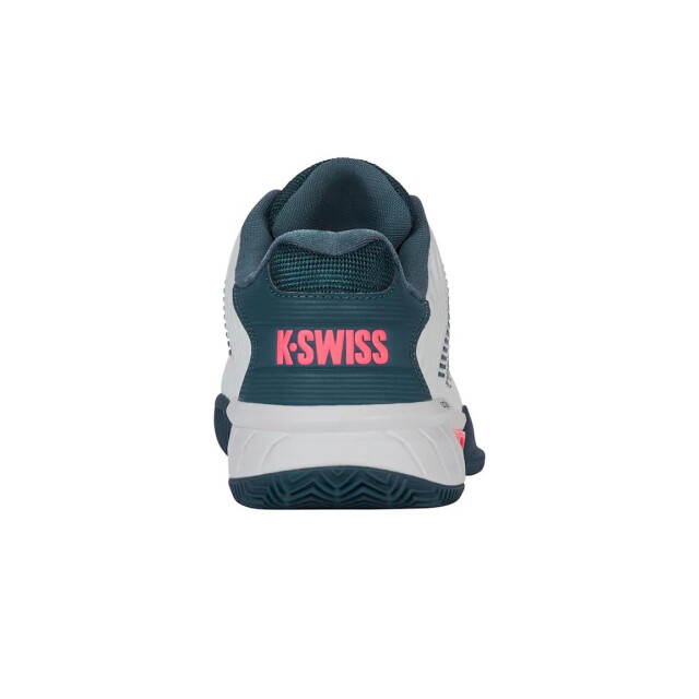K-Swiss hypercourt express 2 clay tennisschoenen gravel heren wit-blauw 068146_102-9,5 large
