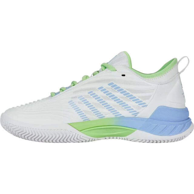 K-Swiss hypercourt supreme 2 clay tennisschoenen gravel dames wit-blauw 068152_102-8 large