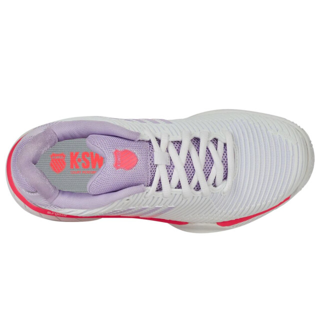K-Swiss hypercourt express 2 clay tennisschoenen gravel dames wit-roze 068150_107-9 large