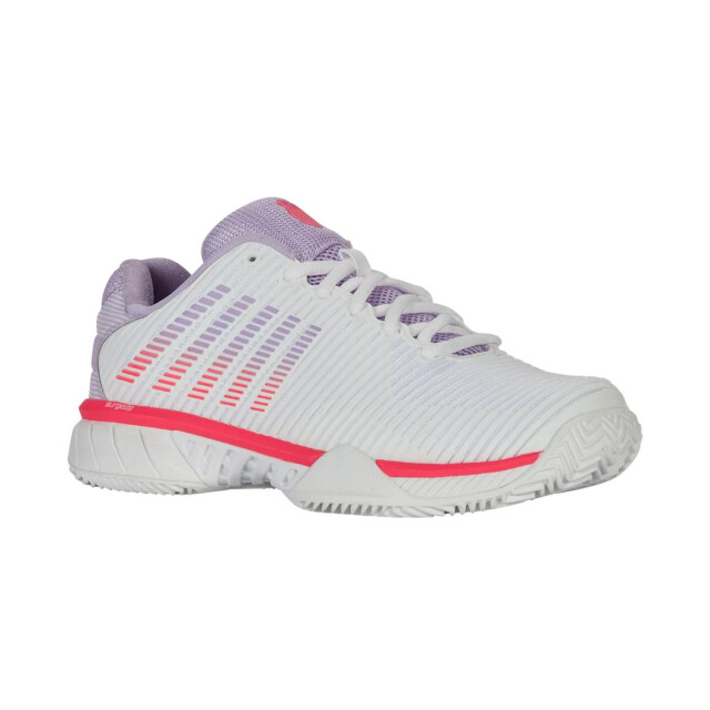 K-Swiss hypercourt express 2 clay tennisschoenen gravel dames wit-roze 068150_107-9 large
