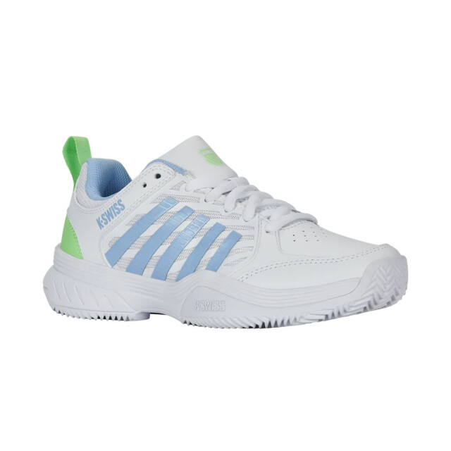K-Swiss court express 2 clay tennisschoenen gravel dames wit-blauw 068149_102-8 large
