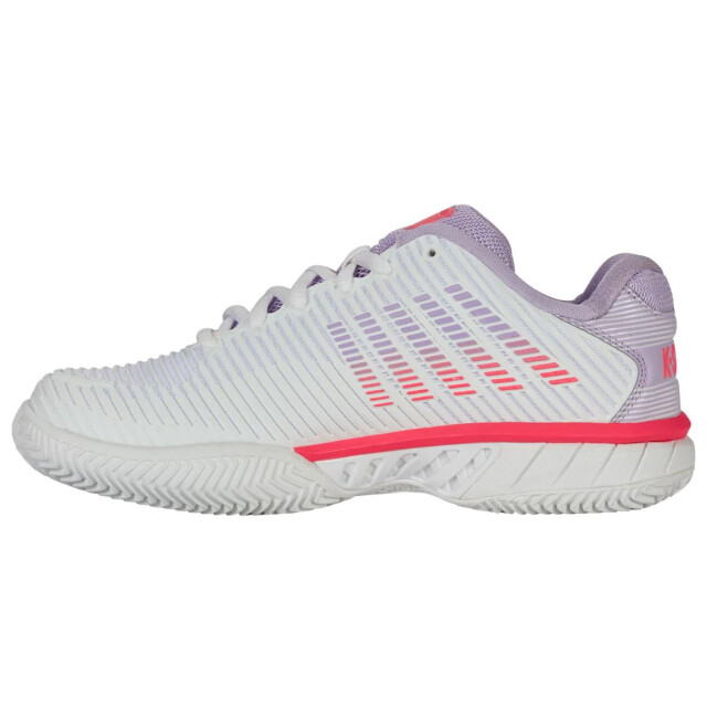 K-Swiss hypercourt express 2 clay tennisschoenen gravel dames wit-roze 068150_107-9 large
