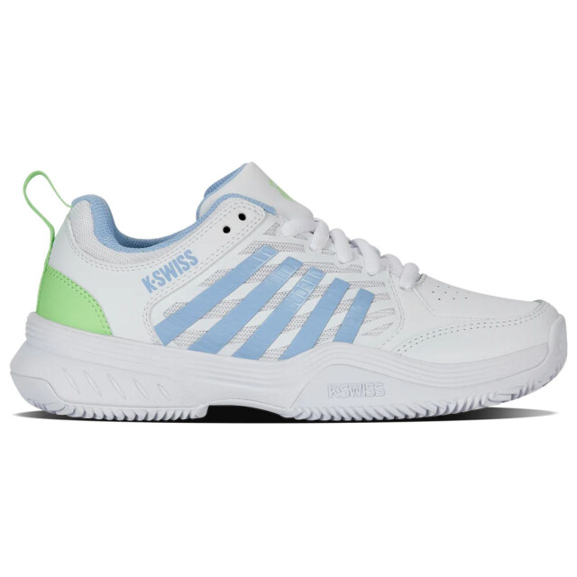K-Swiss court express 2 clay tennisschoenen gravel dames wit-blauw 068149_102-8 large