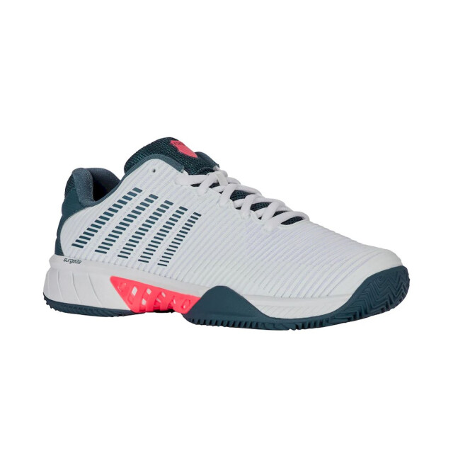 K-Swiss hypercourt express 2 clay tennisschoenen gravel heren wit-blauw 068146_102-9,5 large