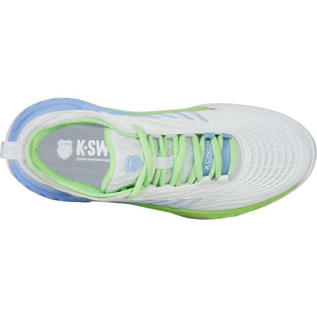 K-Swiss hypercourt supreme 2 clay tennisschoenen gravel dames wit-blauw 068152_102-8 large