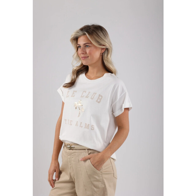 Nukus Nks04003 131 molly shirt palm tree offwhite/sand NKS04003 131 large