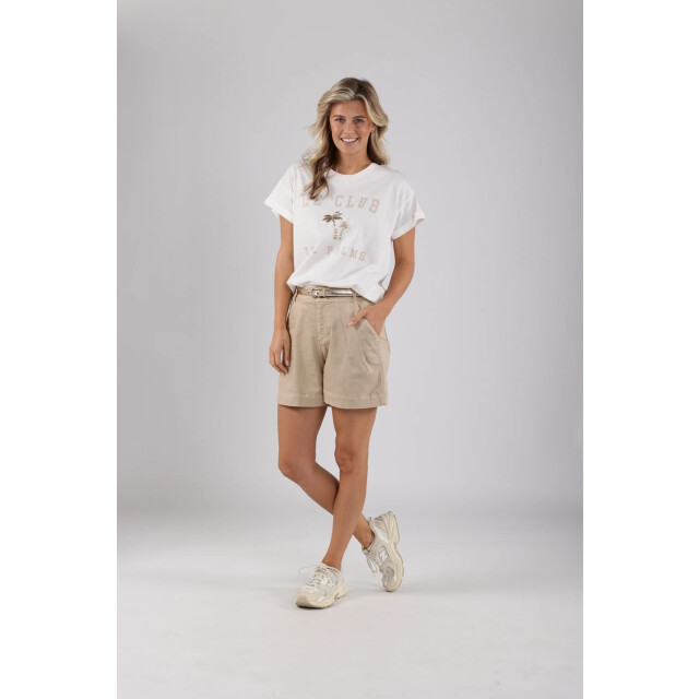 Nukus Nks04003 131 molly shirt palm tree offwhite/sand NKS04003 131 large