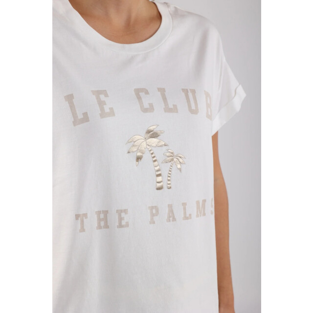 Nukus Nks04003 131 molly shirt palm tree offwhite/sand NKS04003 131 large