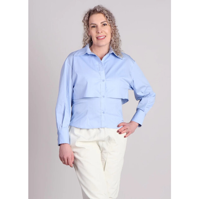 Co'Couture Sandy blouse double layer licht 9241806831944 large