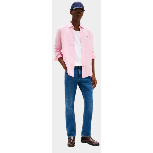 Tommy Hilfiger Casual hemd lange mouw pigment dyed li solid rf shirt mw0mw34602/tol 184929 large
