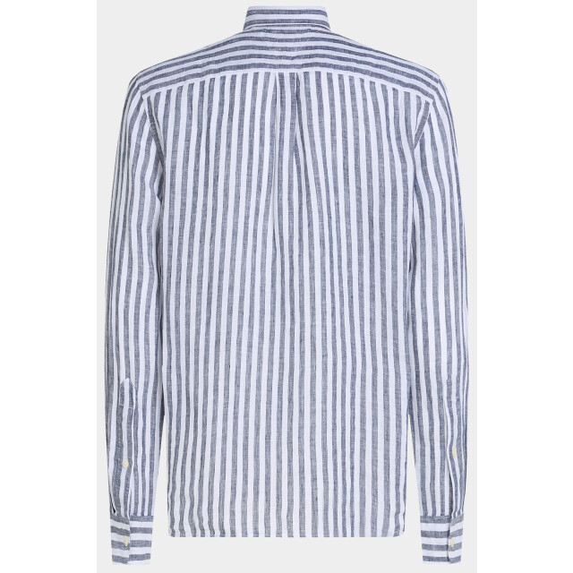Tommy Hilfiger Casual hemd lange mouw linen essential stripe rf shir mw0mw38581/0a5 184931 large