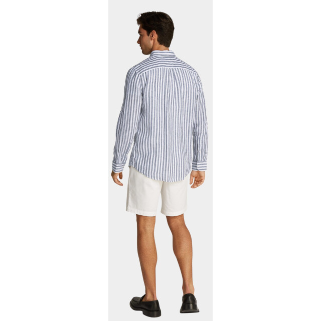 Tommy Hilfiger Casual hemd lange mouw linen essential stripe rf shir mw0mw38581/0a5 184931 large