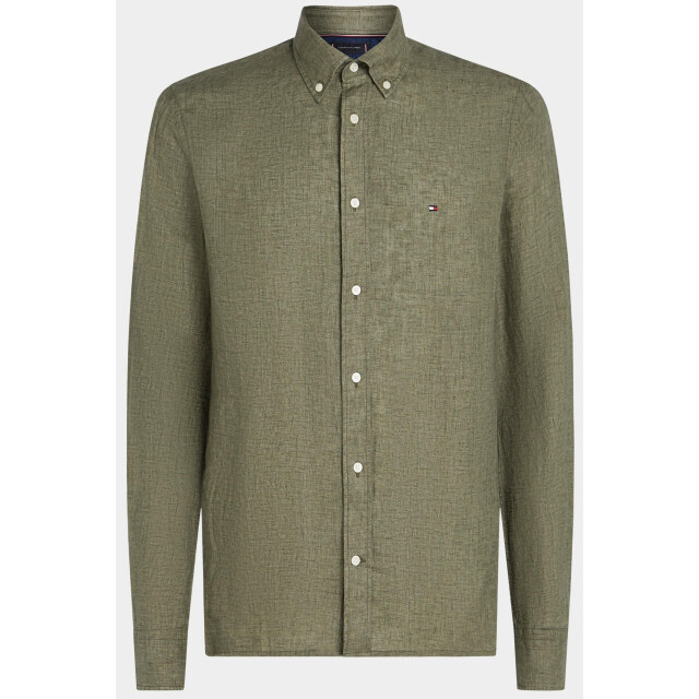 Tommy Hilfiger Casual hemd lange mouw pigment dyed li solid rf shirt mw0mw34602/pli 184928 large