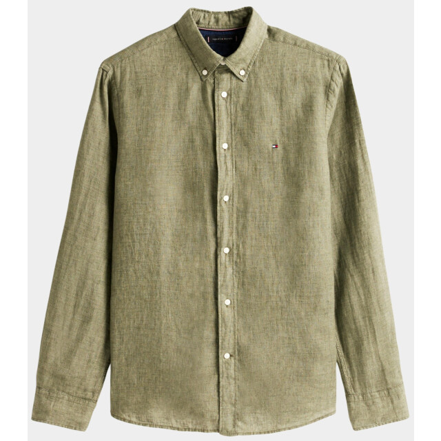 Tommy Hilfiger Casual hemd lange mouw pigment dyed li solid rf shirt mw0mw34602/pli 184928 large