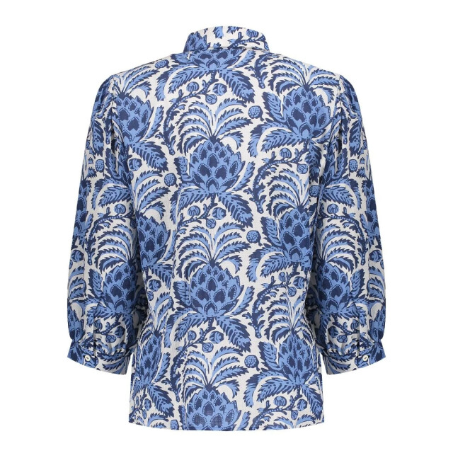 Geisha 53262-20 010 blouse off-white/blue 53262-20 010 large