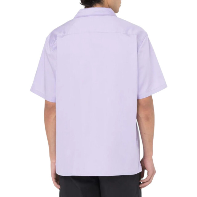 Dickies Shirt heren Dickies Paars Westover Gestreept Overhemd T-shirt large