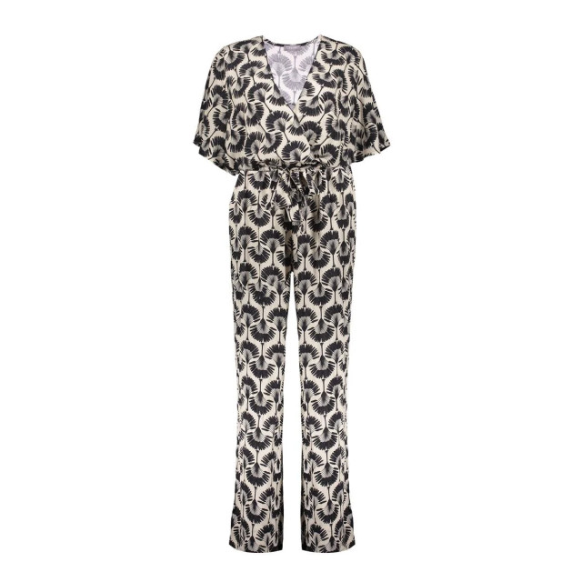 Geisha 51175-70 010 jumpsuit aop x-over off-white/black 51175-70 010 large