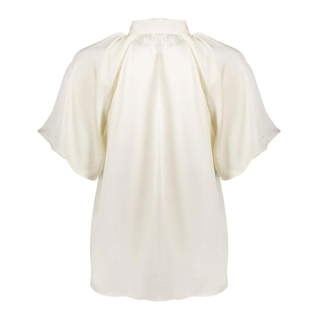 Geisha 53072-14 010 blouse satin h bow off-white 53072-14 010 large