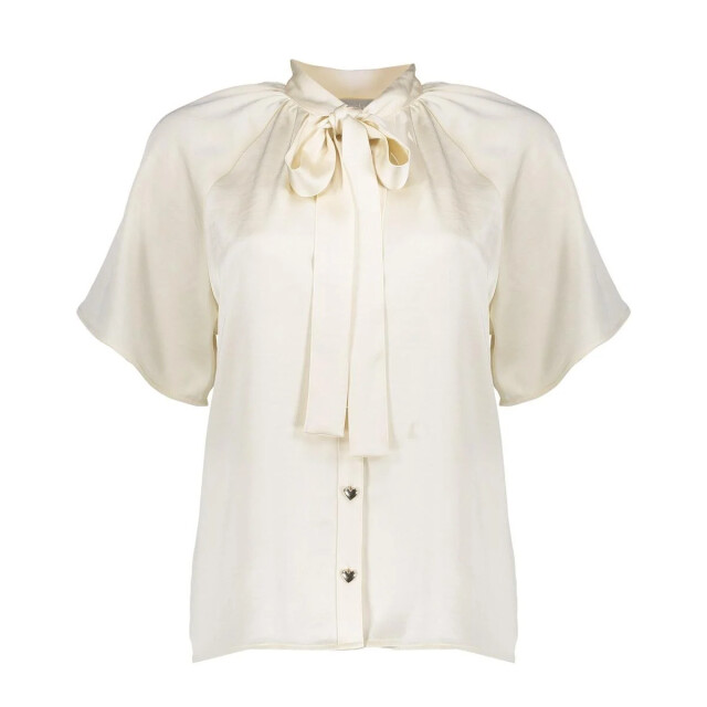 Geisha 53072-14 010 blouse satin h bow off-white 53072-14 010 large