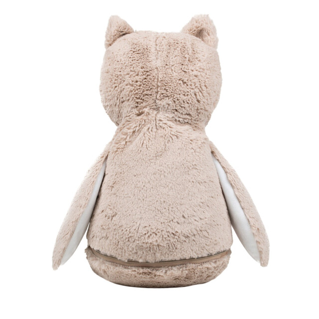 Mumbles Zippie uil pluche speelgoed UTLT1115_lightbrown large