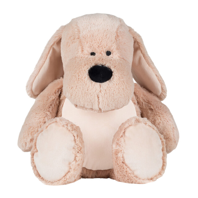 Mumbles Zippie pluche hond speelgoed UTLT1240_midbrown large