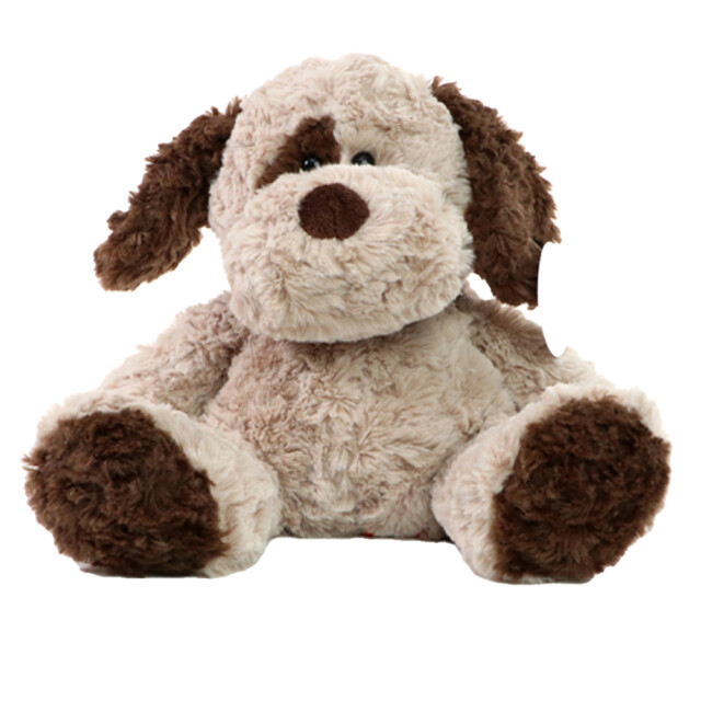Mbw Minifeet sonke hond pluche speelgoed UTLT3227_lightbrown large