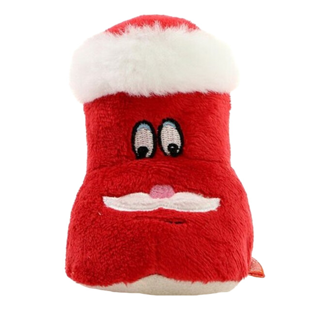 Mbw Schmoozies kerstman laars pluche speelgoed UTLT3427_redwhite large