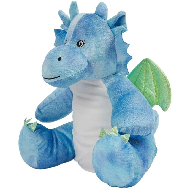 Mumbles Zippie draak pluche speelgoed UTLT3846_blue large