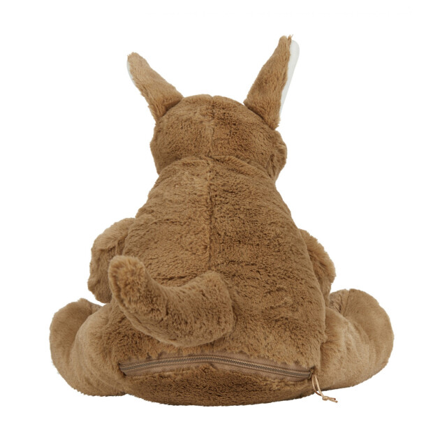 Mumbles Zippie kangoeroe teddybeer UTLT3778_midbrown large