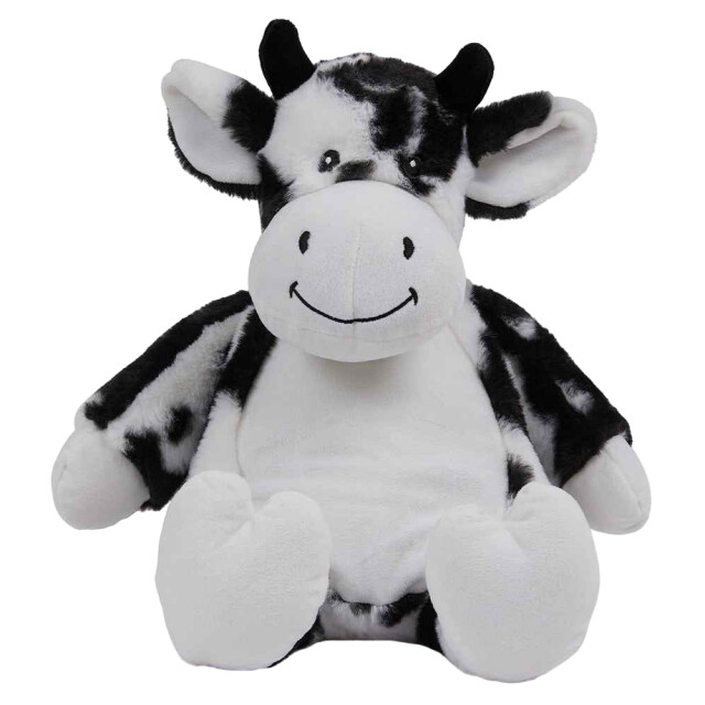 Mumbles Zippie koe pluche speelgoed UTLT5081_blackwhite large