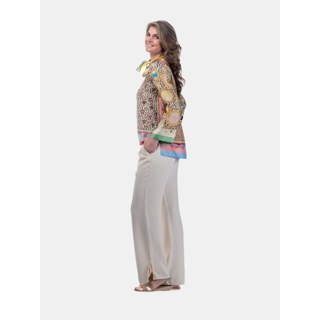 Mucho Gusto ® blouse roma luipaard barok met gratis sjaal MUCHO GUSTO® Blouse Roma Luipaard Barok Met Gratis Sjaal large