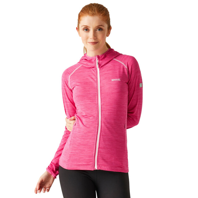 Regatta Dames yonder full zip hoodie UTRG7091_flamingopink large