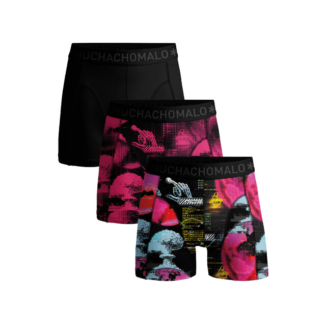 Muchachomalo Heren 3-pack boxershorts U-BINARY1010-01 large