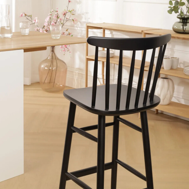 Fameg Lucia houten barkruk gebeitst 75 cm 2027412 large
