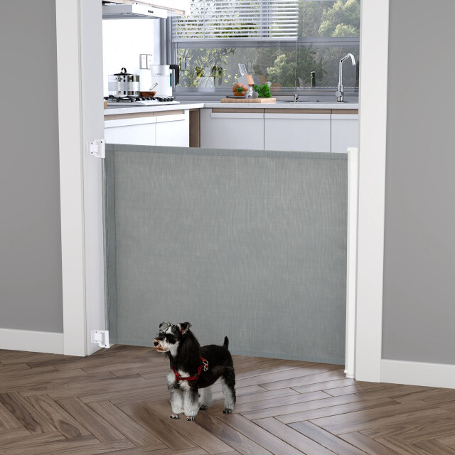 4goodz Pawhut deurhekje voor huisdieren uitschuifbaar 115x82 cm - 3151511 large