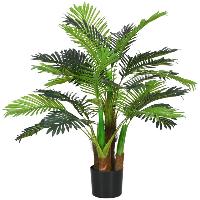 4goodz Homcom kunstplant plant kunstpalm, 100 cm met 27 takken 3151482 large