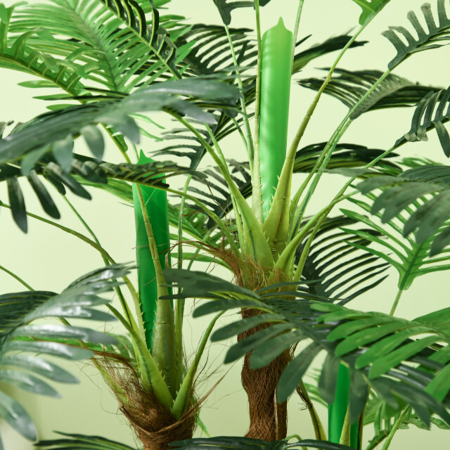 4goodz Homcom kunstplant plant kunstpalm, 100 cm met 27 takken 3151482 large