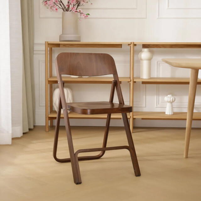 Fameg Flip houten klapstoel walnoot 2028501 large