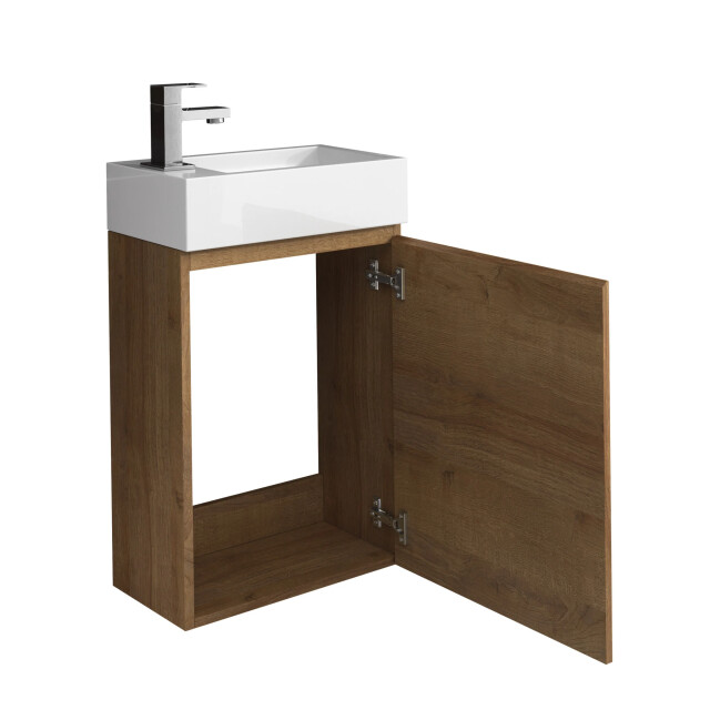 Badplaats Toiletmeubel angela 40 x 22 cm - fonteinmeubel met wastafel 3181351 large